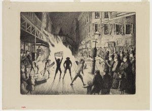 Valgnattens bål, 1928